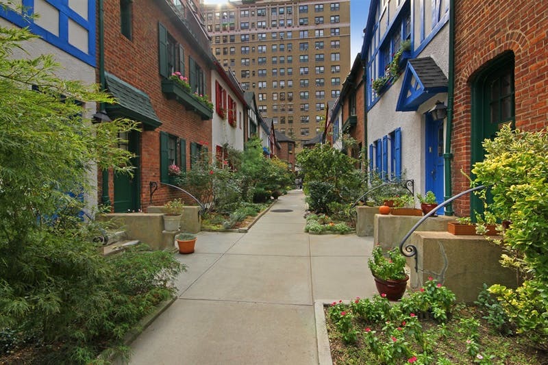 Pomander Walk Street, Upper West Side