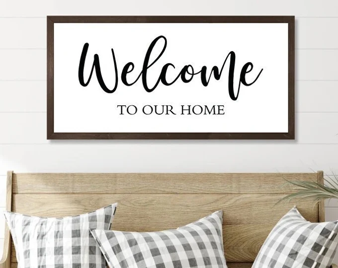 Personalized Welcome Sign